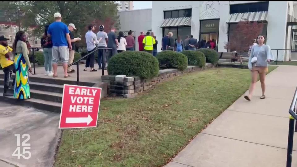 Jour J pour l'élection présidentielle américaine. Les files s'allongent devant les bureaux de vote