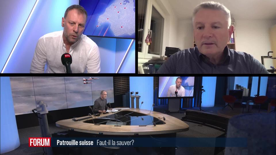 Faut-il maintenir la Patrouille Suisse? Débat entre Charles Juillard et Fabien Fivaz