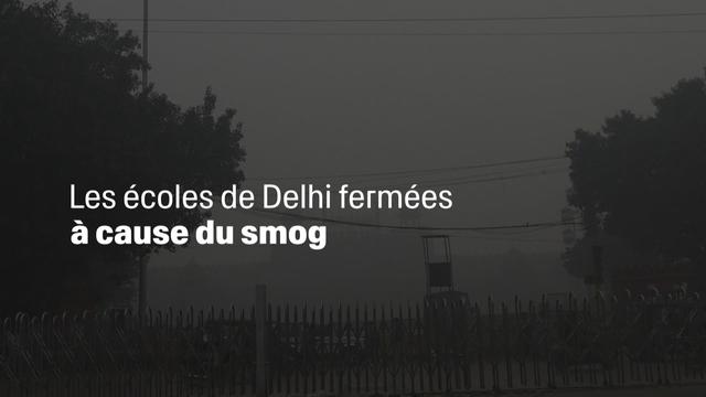 New Delhi ferme ses écoles à cause du smog 002