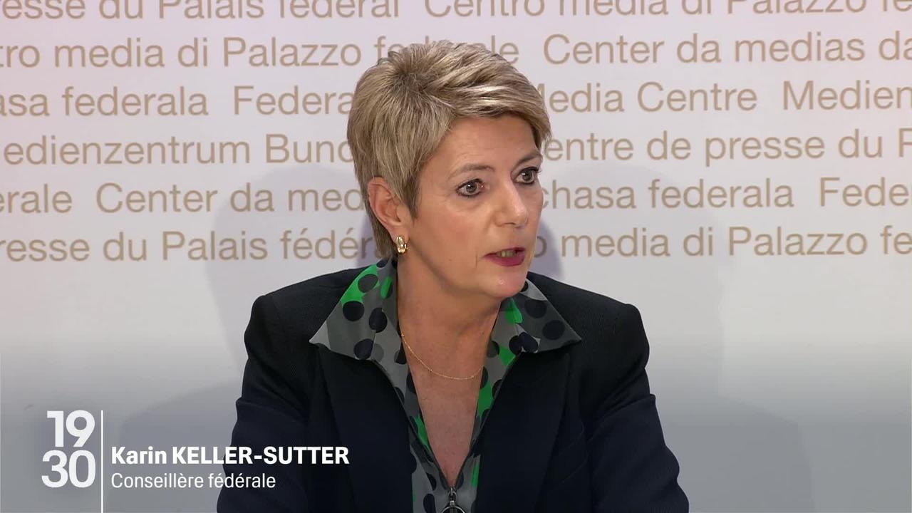 Karin Keller Sutter prévoit des années difficiles pour les finances de la Confédération