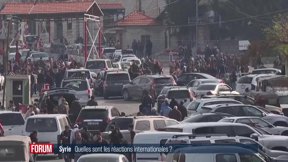 Scènes de liesse à la frontière libano-syrienne après la prise de Damas par les rebelles syriens