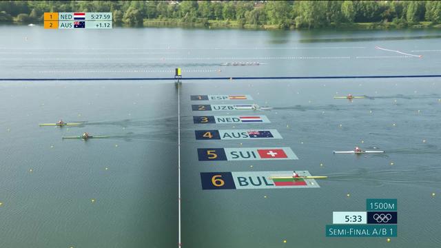 Skiff, demi-finale: la Suissesse Aurelia-Maxima Janzen disputera la finale B pour ses premières Olympiades