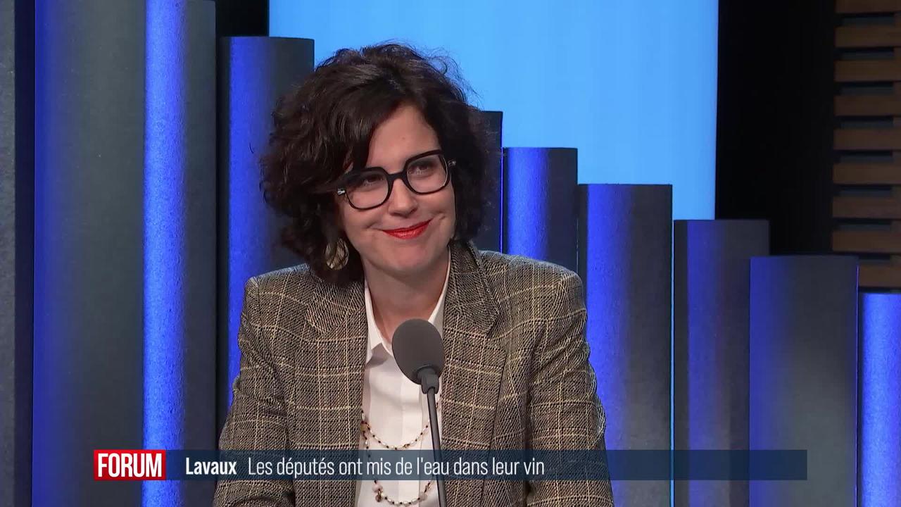 Le Grand Conseil vaudois a défini le futur visage du Lavaux: interview de Christelle Luisier