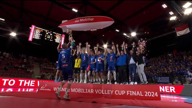 Volleyball, Coupe de Suisse, finale messieurs: Amriswil réussit à se défaire de Schönenwerd en 4 sets