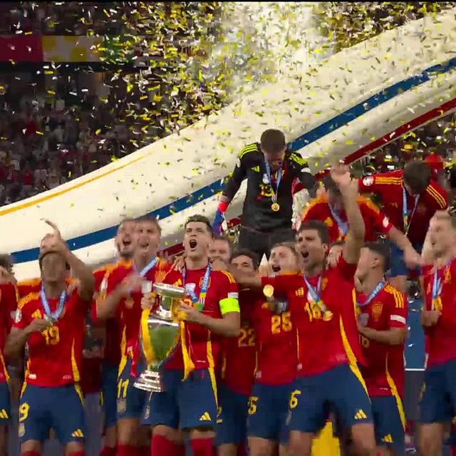 Finale, Espagne – Angleterre: la Roja soulève le trophée pour la 4e fois de son histoire