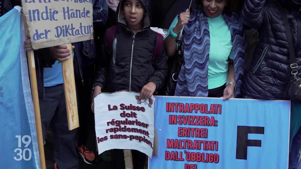 Des milliers d’Erythréens ont manifesté à Berne pour dénoncer la récente motion soutenue par le Parlement