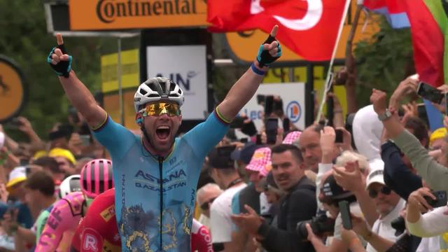 Étape 5, Saint-Jean-de-Maurienne (FRA) - Saint-Vulbas (FRA): M. Cavendish (GBR) historique, remporte l'étape et s'adjuge un nouveau record