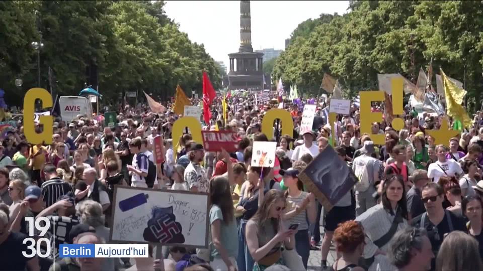 En Allemagne, plusieurs milliers de manifestants se sont rassemblés en opposition à l'extrême droite