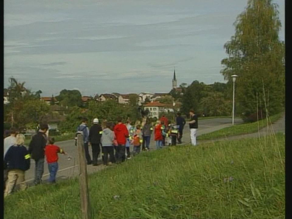 A pied à l'école