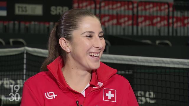 Maman depuis 7 mois, la tenniswoman Belinda Bencic revient sur les courts à la Billie Jean King Cup de Bienne