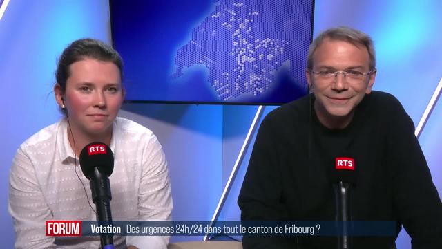 Faut-il ouvrir des urgences hospitalières 24h-24 dans tout le canton de Fribourg? Débat entre Estelle Zermatten et Daniel Savary