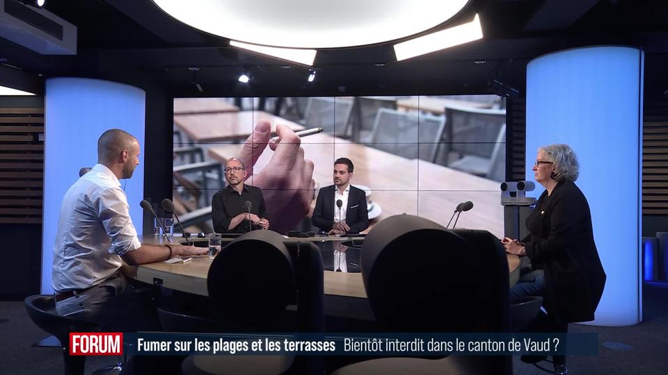 Faut-il interdire la cigarette sur les terrasses et les plages vaudoises? Débat entre Yannick Maury et Isabelle Freymond