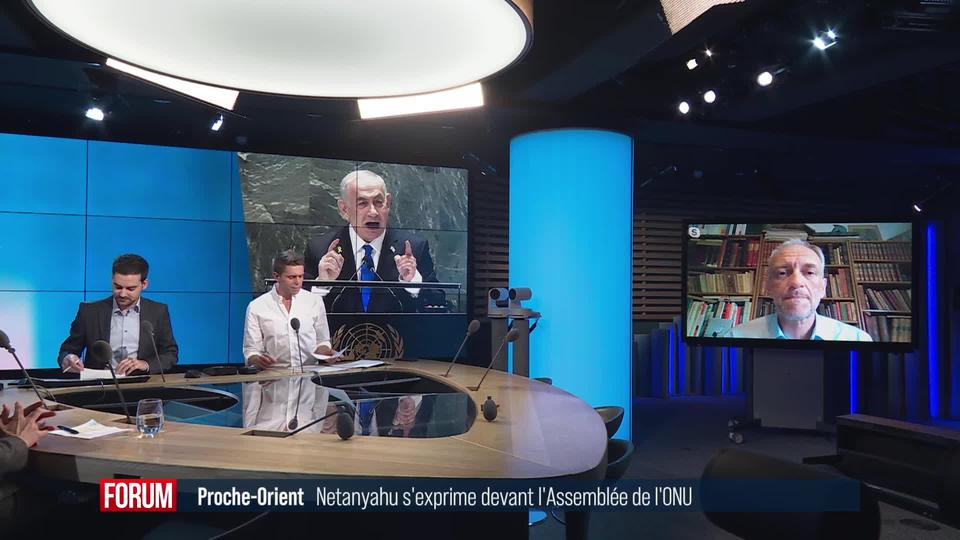 Benjamin Netanyahu défend l'offensive israélienne à la tribune de l’ONU à New York: interview de Frédéric Encel