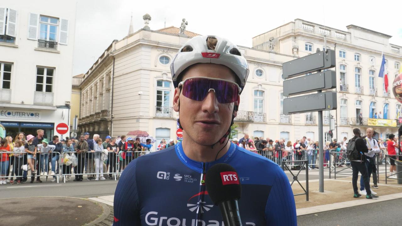 Tour de France: Stefan Küng (SUI) à l'interview