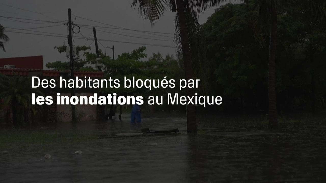 Inondations au Mexique