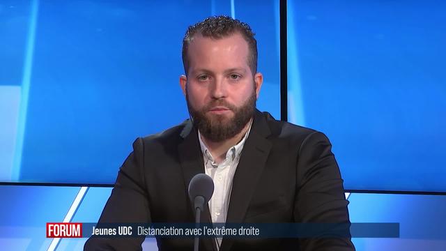 Proximité des Jeunes UDC et l’extrême droite: interview de Jason Détraz