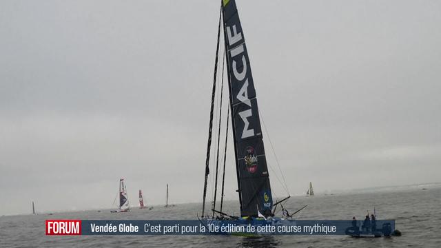 Vendée Globe: départ des 40 navigateurs pour un tour du monde en solitaire de plusieurs mois