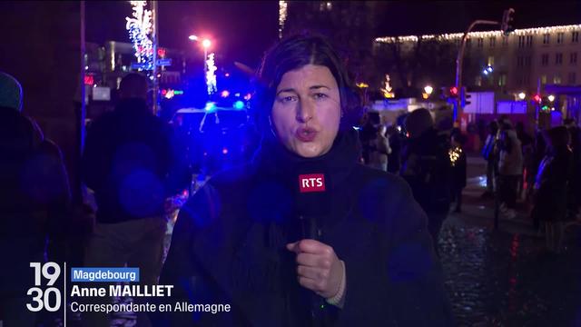 Anne Mailliet, correspondante de la RTS en Allemagne, analyse les conséquences de l’attentat de Magdebourg, deux mois avant les élections anticipées