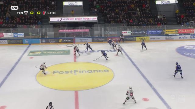 Hockey, National League, grand format: Fribourg - Lausanne