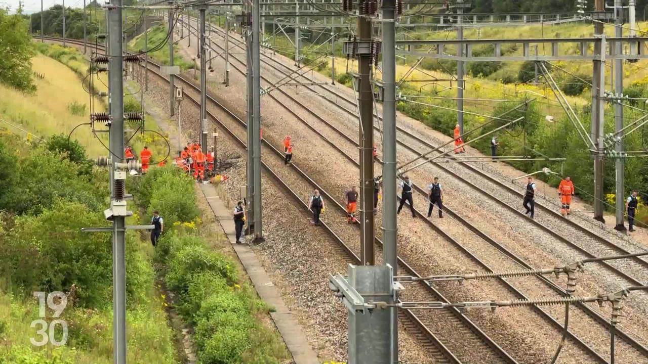 Sabotage sur le réseau de TGV, seul l’axe sud-est vers la Suisse est préservé