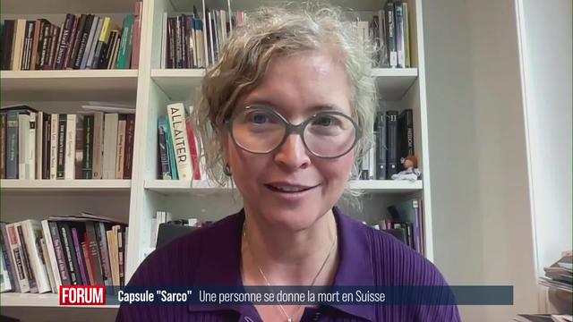 Pourquoi la capsule "Sarco" dérange? Interview de Samia Hurst (vidéo)