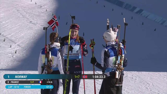 Brezno-Orsblie (SLO), relais mixte par équipes: victoire de la Norvège