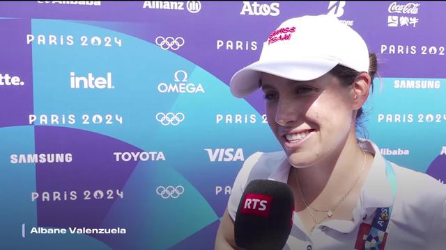 4e tour dames: Albane Valenzuela (SUI) satisfaite à l'interview, après une belle carte de -7 lors de ce 4e tour