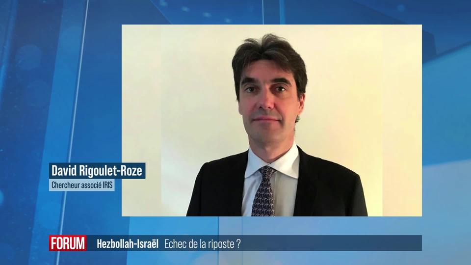 L’attaque du Hezbollah sabotée par Israël? Interview de David Rigoulet-Roze