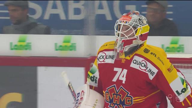 Hockey sur glace, National League: Bienne l'emporte dans le derby face à Ajoie (4-1)