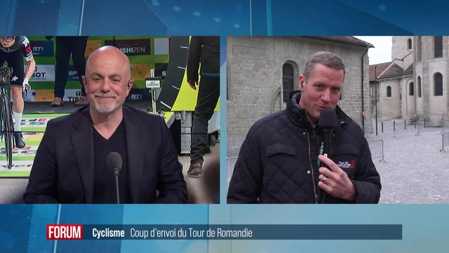 Coup d'envoi du Tour de Romandie à Payerne: interview de Grégory Devaud