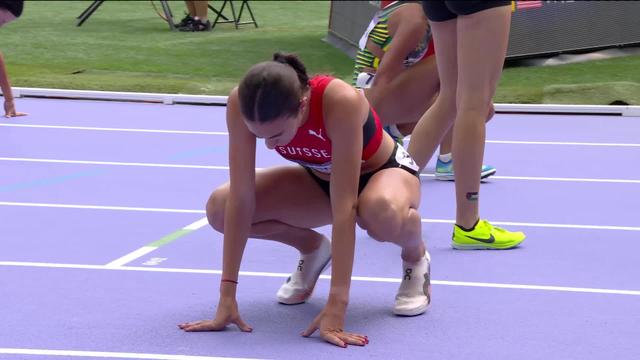 800m dames, repêchage: Valentina Rosamilia (SUI) se qualifie pour les demi-finales du double tour de piste