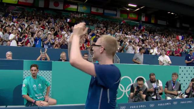 1-8, Felix Lebrun (FRA) - Dimitrij Ovtcharov (GER): le jeune Français élimine l'ancien numéro 1 mondial (4-3)