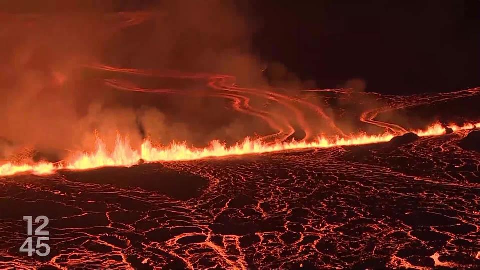 De la lave fait irruption dans une faille géante du sud-ouest de l’Islande