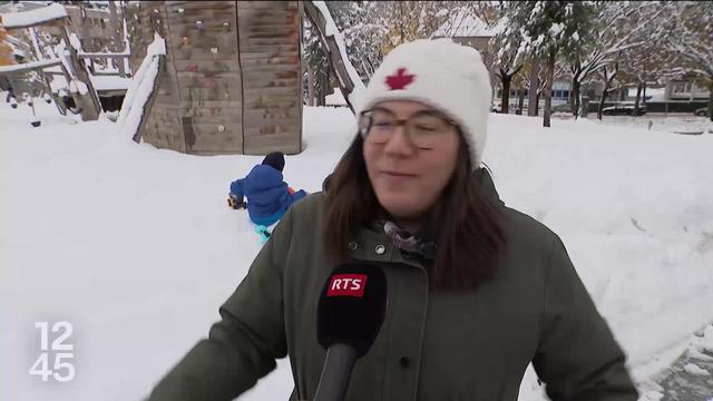 Les premiers flocons de neiges sont tombés jusqu’en plaine, de quoi ravir petits et grands