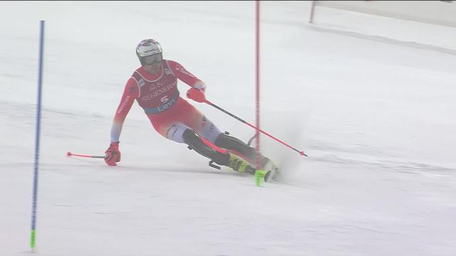 Levi (FIN), slalom messieurs, 1re manche: Daniel Yule (SUI) ne trouve pas les clés du premier tracé