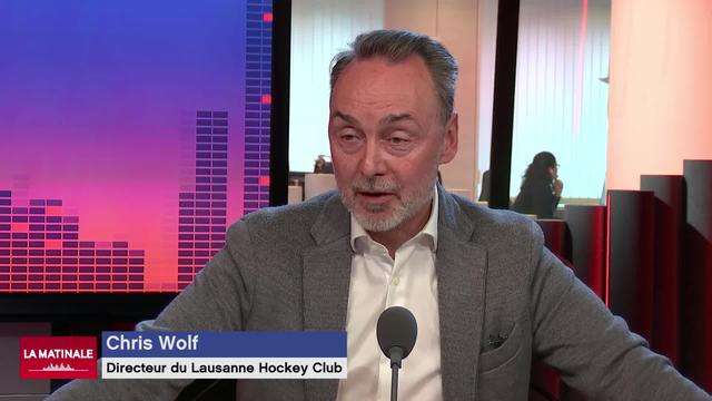 L'invité de La Matinale (vidéo) - Chris Wolf, directeur du Lausanne Hockey Club