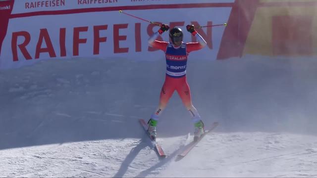 St-Moritz (SUI), finale messieurs ski cross: Alex Fiva (SUI) 2e derrière Simone Deromedis (ITA)