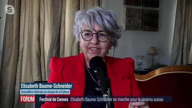 La conseillère fédérale Elisabeth Baume-Schneider représente la Suisse au 77e Festival de Cannes (vidéo)