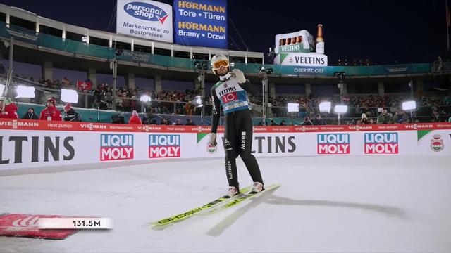 Oberstdorf (GER), 1re manche: Killian Peier (SUI) remporte son duel et se qualifie pour la manche finale