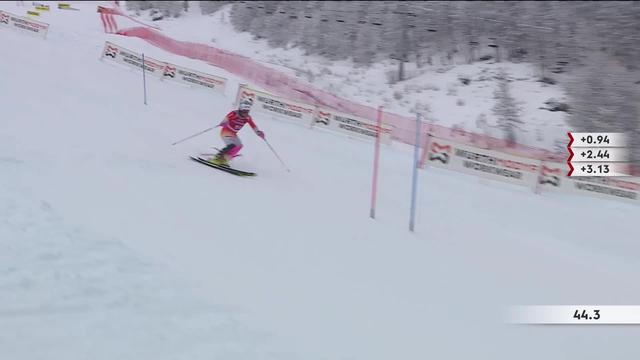 Val d'Isère (FRA), slalom messieurs, 1re manche: Fadri Janutin (SUI) ne se qualifie pas pour la manche suivante