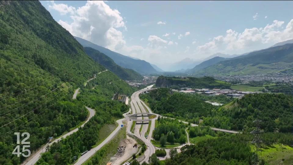 Deux nouveaux tronçons de l’autoroute A9 ouvriront en 2025 dans le Haut-Valais