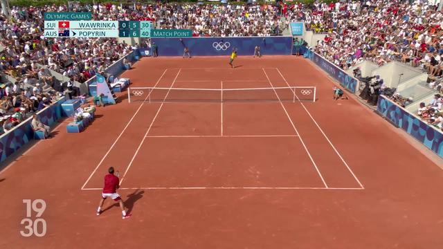 Stan Wawrinka éliminé au 2ème tour du tournoi olympique par l'australien Alexei Popyrin