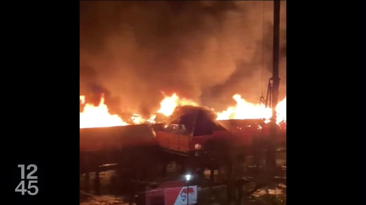 Un monument historique, les bains de Rorschach à St-Gall, a été entièrement détruit par un incendie cette nuit