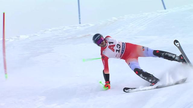 Gurgl (AUT), slalom messieurs, 1re manche: Marc Rochat (SUI) part à la faute