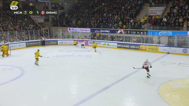 Hockey - National League: Ajoie-Genève-Servette (2-4). Victoire des Aigles en fin de rencontre