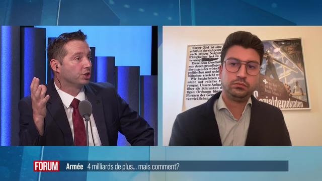 Comment financer 4 milliards de plus de budget pour l’armée? Débat entre Yvan Pahud et Fabian Molina