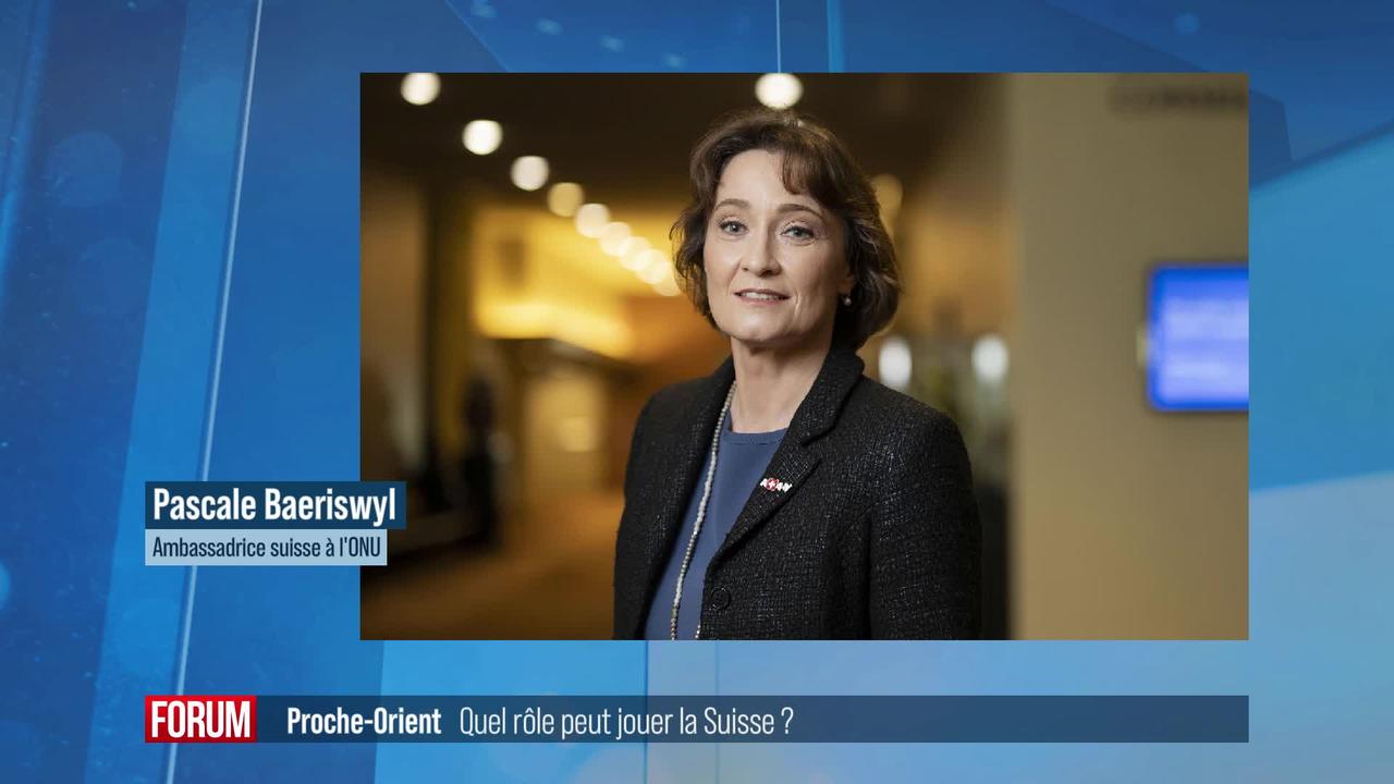 Le Conseil de sécurité de l’ONU dirigé par la Suisse réglera-t-il le conflit au Proche-Orient? Interview de Pascale Baeriswyl (vidéo)