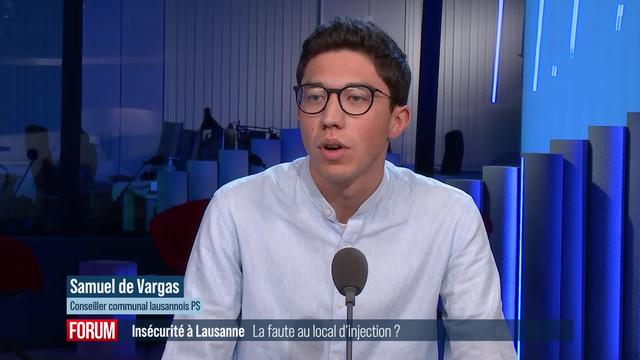 Le local à injection de la Riponne est-il une cause de l'insécurité lausannoise? Débat entre Matthieu Carrel et Samuel de Vargas