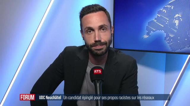 Un candidat UDC neuchâtelois épinglé pour ses comptes racistes sur les réseaux sociaux