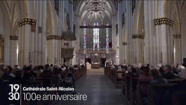 Cela fait 100 ans que la collégiale St-Nicolas à Fribourg a été érigée en cathédrale. Des festivités sont prévues toute l'année